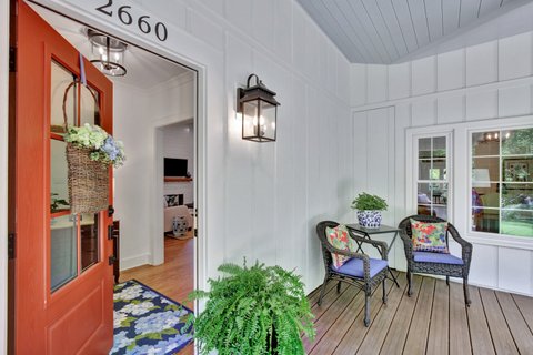 Bethany porch concealed closet 2268