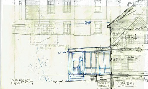 Sunroom Side Sketch