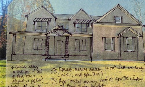 SKETCH Hopewell - Front Elev Alt 2